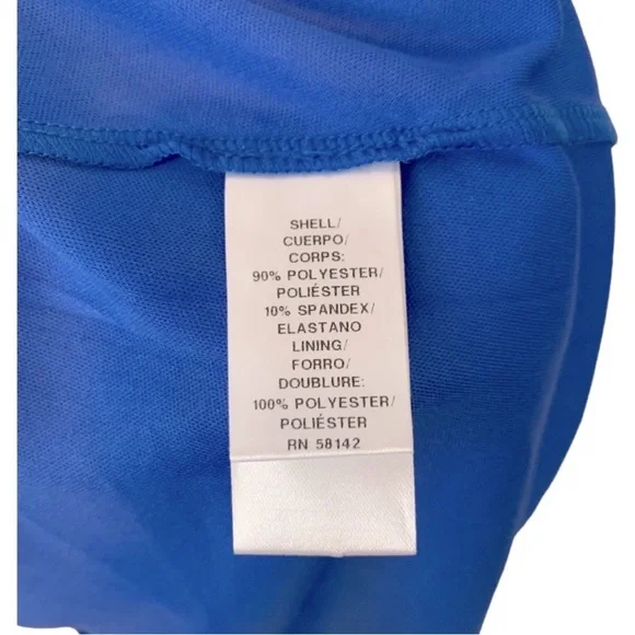 London Times - Off-The-Shoulder Ruffle Shift Dress Size LP - Picture 7 of 7